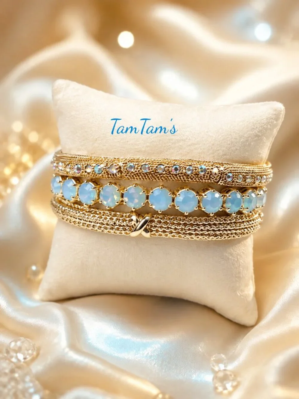 Park Lane Blue Opal Honeycomb Bracelet Rare Limited Edition